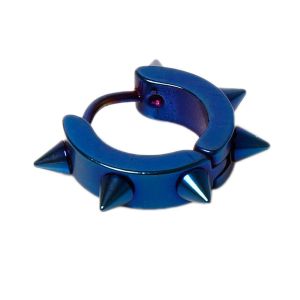 Silver Color&Gold-Color Punk Rock Stainless Steel Small Hoop Earrings for Women