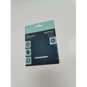 Hard Clamshell Paper Blister Packaging Card Hot Stamping With Folding Edge