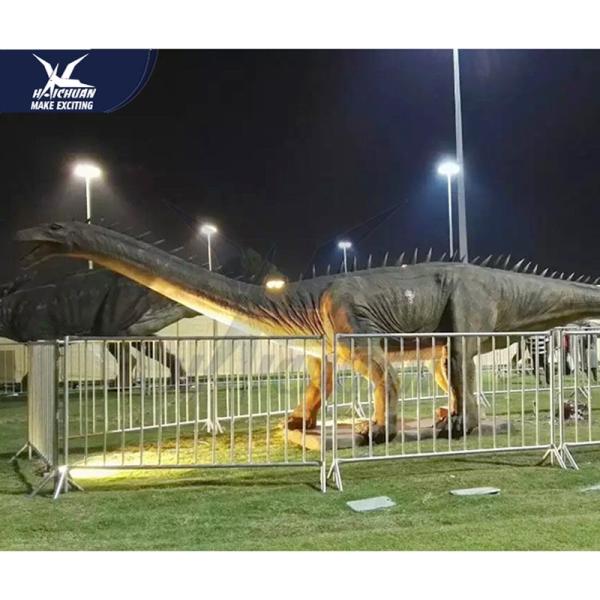 Giant Realistic Dinosaur Models Belly Breathing For Exhibition In Museum Coin Operated