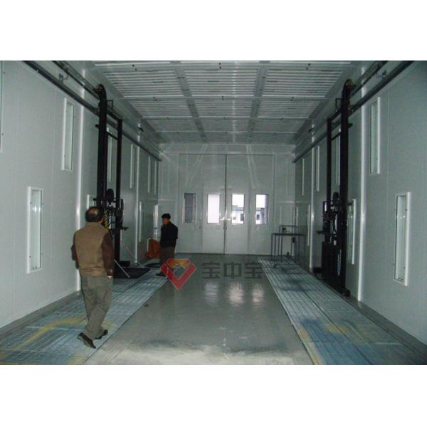 Quality Air Condition Component Paint Booth Drive Throught Coating Line Heavy Machinery Paint Booth wholesale