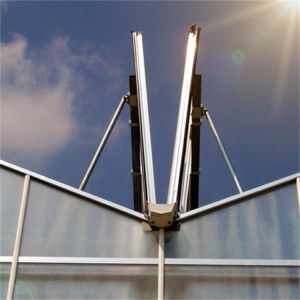 Customizable High Durability Multispan Greenhouse Rain Resistant