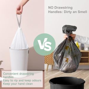 Custom Order Interleaved Plastic Trash Bag On Roll For Kitchen Bin Liner Medical