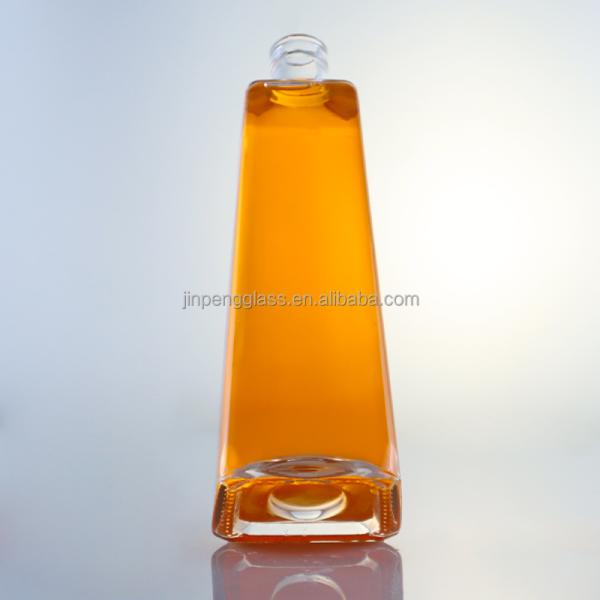 Extra Flint Liquor Glass Bottle for Brands Whisky Gin Rum Champagne and Brandy