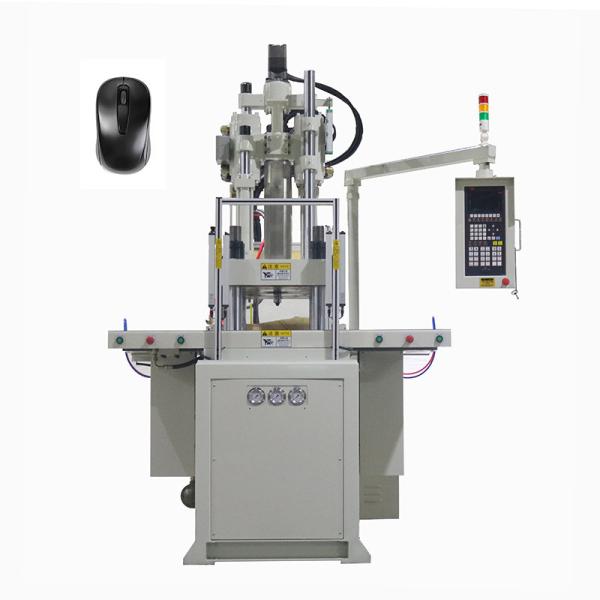 85 Ton Double Slide Vertical Injection Molding Machine For Making Mouse