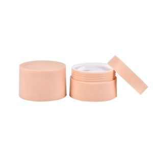 Round ABS AS PP Plastic Cream Cosmetic Packaging Jar 15g