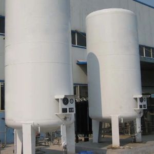 50m3 LIN Cryogenic Storage Tank 0.8mpa Impact Resistance