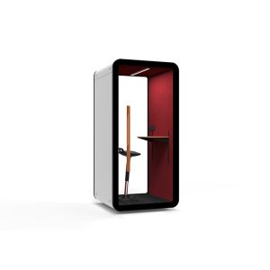 manufaturer sound isolate booth with buit-in light automatic open technology