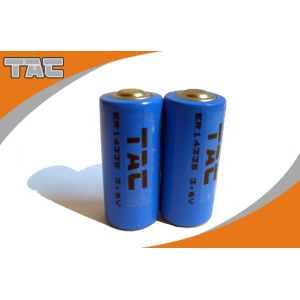 High Energy Density 1600mAh 3.6V LiSOCl2 Lithium Primary Battery ER14335