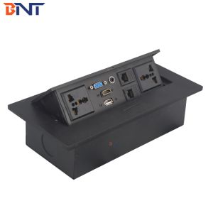 Pre-wired Type Pop Up Conference Table Socket Box with power data outlet
