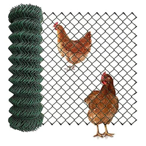 Metal Type Iron 6Ft X 50Ft Heavy Duty Industrial Chain Link Fencing Galvanized