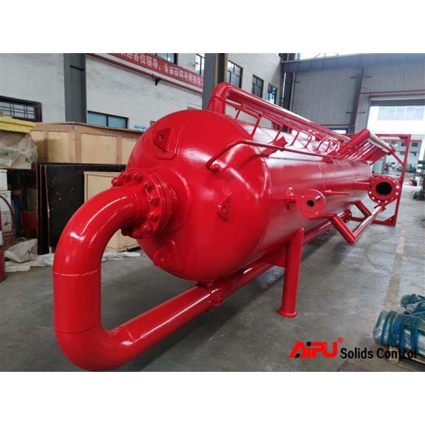 Quality H2S Resistant Steel Vertical Mud Gas Separator Dia 1400mm 300m3/H wholesale