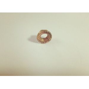 M10 Carbon Steel Color Zinc Plated Hex Serrated Flange nuts