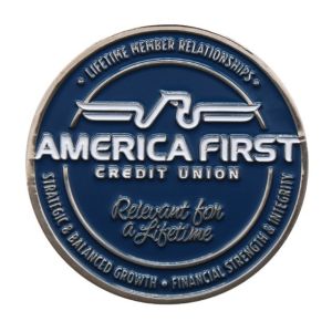 1/2 Inch - 4 Inch Custom Zinc Alloy Silver Dollar 3d Challenge Coins