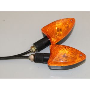 Rectangle Red Shell Motorcycle LED Brake Lights OEM Standard Size