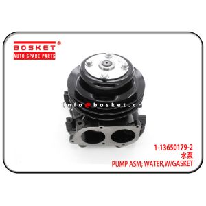 China 1-13650179-2 1136501792 With Gasket Water Pump Assembly For ISUZU 10PE1 CXZ81 on sale