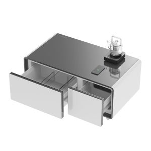 Wireless Charging Hotel Minibar Fridge with Speakers and Automatic Water Filling