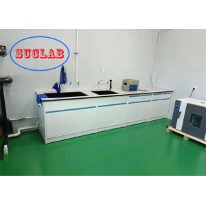 Chemistry Lab Benches Price Equipped with DTC Rails and Customized Counter Tops