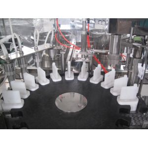 Automatic Liquid Bottling Equipment Bottle Cap Machine 30-40bottles/Min 10-500ml