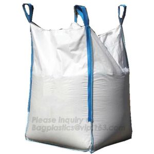 polypropylene woven plastic jumbo bag pp big bag for sand, building material,