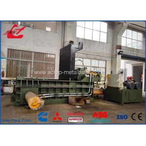 China WANSHIDA 250Ton Scrap Metal Compactor Aluminum profiles Baler Press Machine Hand valve control on sale