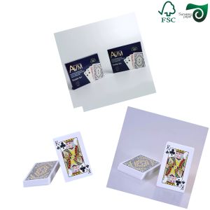 330gsm 310gsm Black Blue Core C2S Board For Making Playing Game Cardboard Art