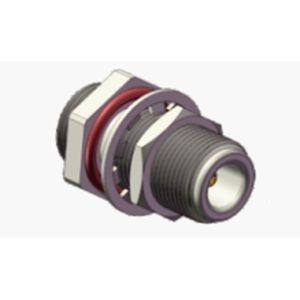 Cheap N Bulkhead Female RF Coaxial Connector with Microstrip for sale