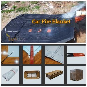Suntex Car Fire Blanket Fire Blanket Thermal Resistance of 550C/1000C