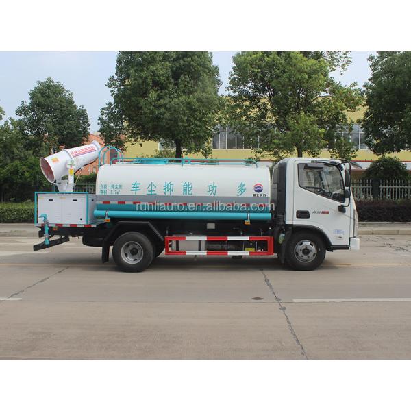Customized Small Foton 4x2 Water Tank Truck , LHD Sprinkling Water Truck Euro 6