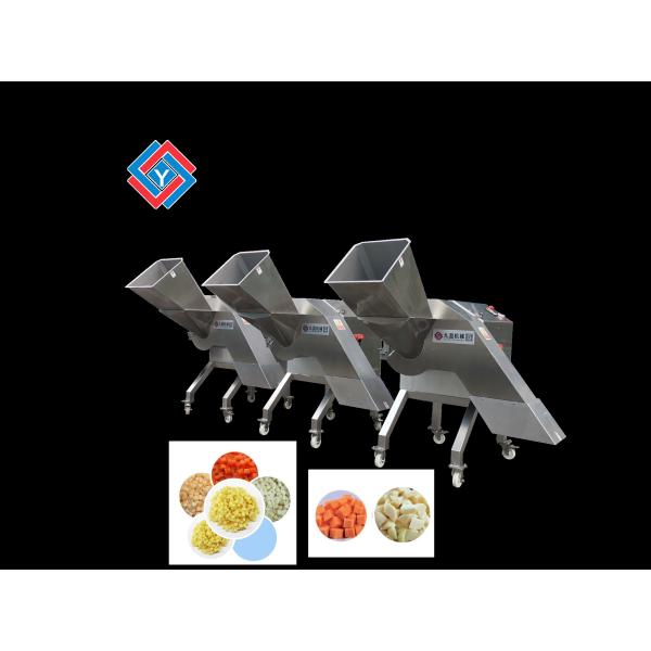 Quality 2t/Per Hour Fruit Papaya Pumpkin Vegetable Dicer Machine wholesale