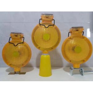 185mm Garage Temporary Traffic Warning Light Intelligent Concrete Traffic