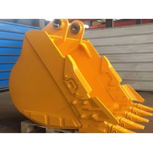 PC 20 Ton Excavator Heavy Duty Rock Bucket Q355B Material