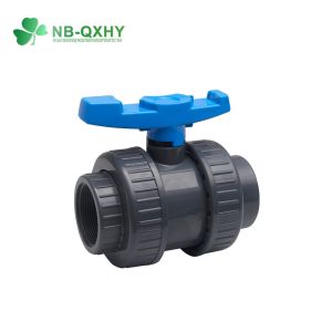 Socket or Threaded Connection Form PVC True Union Ball Valve with EPDM Plastic