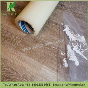 China Temporary Protection Colors and Adhesive Customizable Anti Dust PE Floor Protective Film on sale