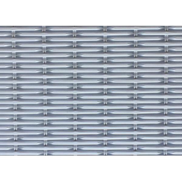 Quality Aluminum Crimped 3.3mm Decorative Woven Wire Mesh Anodizing wholesale