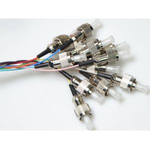 FC LC SC ST Fiber Optic Pigtail Singlemode FTTx FTTB FTTH Network 12 Cores