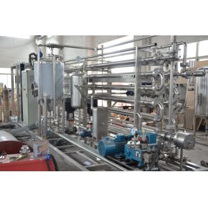Pineapple Juice / Tea Drink UHT Sterilization Machine SUS304 / SUS316L