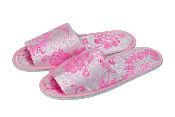 Quality polar fleece hotel slipper wholesale