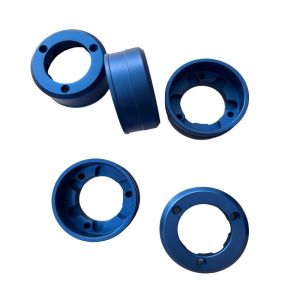 Customized Aluminum CNC Turning Parts with Blue Oxidation for High Precision
