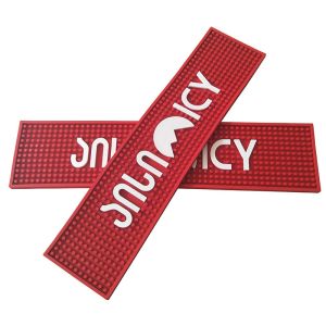 Heavy Duty Commerical Grade Non-Slip Rubber Bar Spill Mat, No-Spill Drink