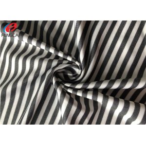 China Striped Printed 4 Way Lycra Weft Knitted Fabric Polyester Spandex Fabric For T - Shirt on sale