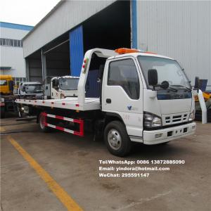 China Isuzu 4ton 120hp 5600mm tow truck underlift wrecker breakdown recovery truck for sale on sale