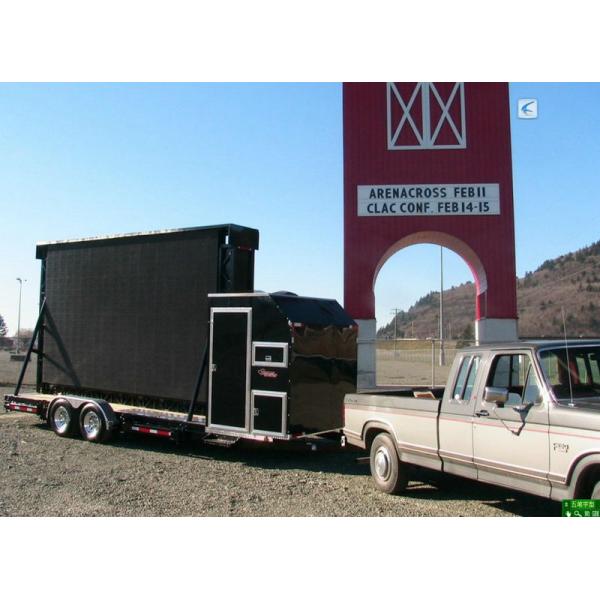 Commercial Mobile Led Display Screen , Led Mobile Advertising Trucks 10 Pixel Pitch