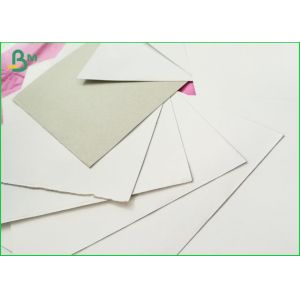 China 230GSM Uncoated Duplex Board , Grey Back Duplex Board 300-620um Paper Board Caliper on sale
