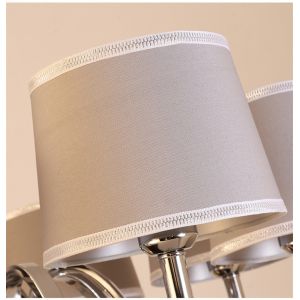 Crystal and metal orb chandelier with Lampshade metal material (WH-MI-56)