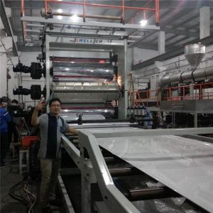 3 layer Synthetic Resin Tile ASA Pvc Board Production Line