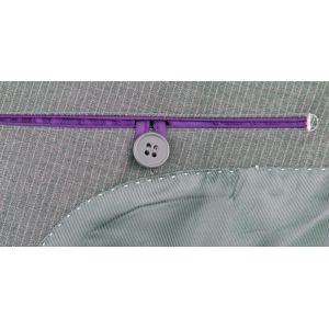 Chinese manufacturers 75D*150D eco-friendly recycled polyester stripe pongee