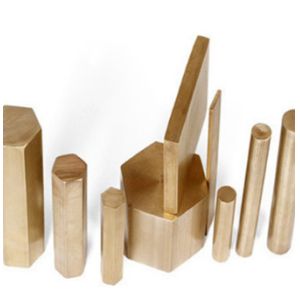 Ø12-60mm Dimension Silicon Bronze Brazing Rod , Yellow Bronze Hexagonal Rod