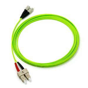 FC To SC Fiber Optic Network Cable Multimode 50/125um OM5 Low Insertion Loss