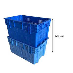 Cheap Recyclable HDPE Plastic Crates 200lbs Stackable Storage Crates for sale