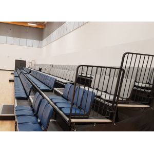 Indoor Movable Telescopic Grandstands Automatically Folding Seating For Sport